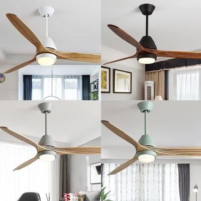 LED 20W Φανατικός οροφής από στερεό ξύλο Φανατικός οροφής από ξύλο
