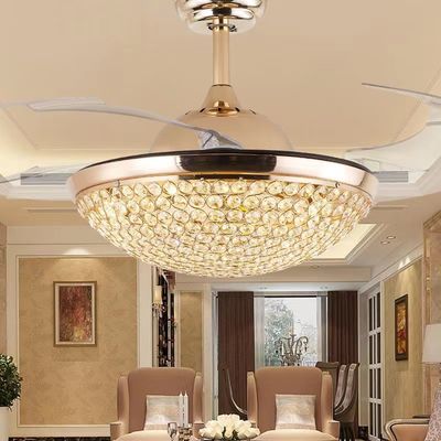 42 ιντσών LED 36W αλλαχτό χρώμα σύγχρονος ανεμιστήρας οροφής με κινητήρα συνεχούς τάσης με φως