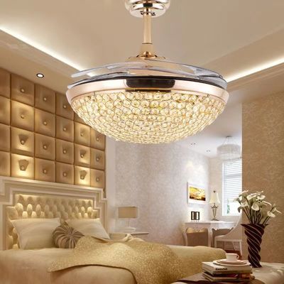42 ιντσών LED 36W αλλαχτό χρώμα σύγχρονος ανεμιστήρας οροφής με κινητήρα συνεχούς τάσης με φως