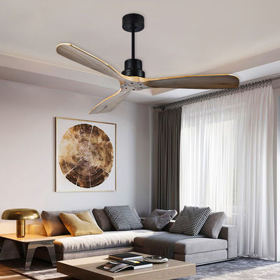 Φανατικός οροφής ECO 52 από στερεό ξύλο Φανατικός οροφής φυσικού ξύλου με φως